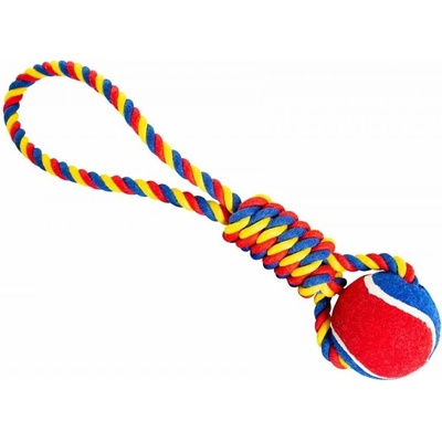 HipHop Dog Vrhací přetahovadlo s tenisákem 6 cm 36 cm /130 g