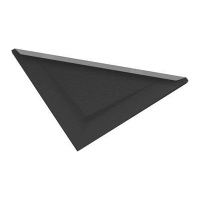 Prefa Falcovaná šablona 290 x 290 Hřebenová šablona ukončovací stucco P.10 Světle šedá