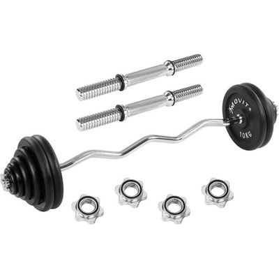 MOVIT nakladací činkový set, liatina 70 kg