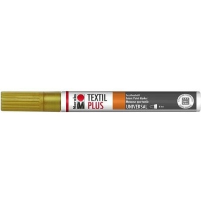 Fix na tmavý textil Marabu Textil Painter Plus 3 mm zlatý 784