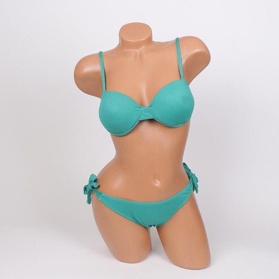 Дамски бански в цвят тюркоазен зелен пастел