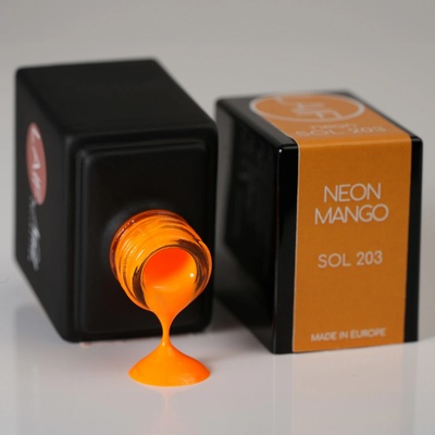 Laif Gel lak oranžový SOL 203 Neon Mango 10 ml