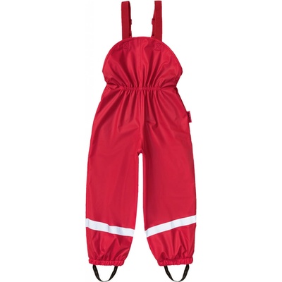 Playshoes Dívčí Chlapecké nepromokavé kalhoty červená