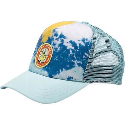 Vans Checkers Curved Bill Trucker blue