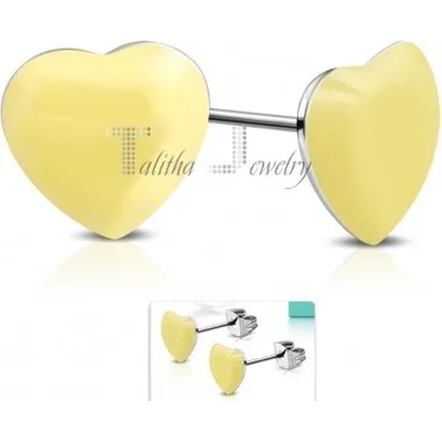 Talitha Обеци „Жълти сърца