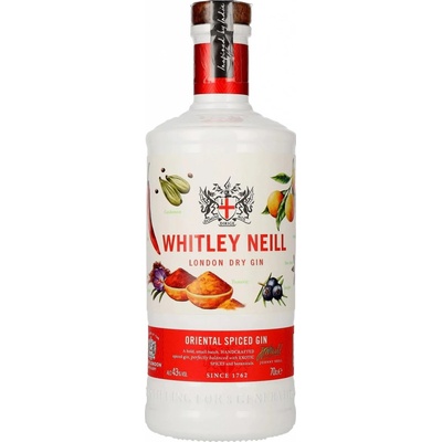 Whitley Neill Oriental Spiced Gin 43% 0,7 l (čistá fľaša)