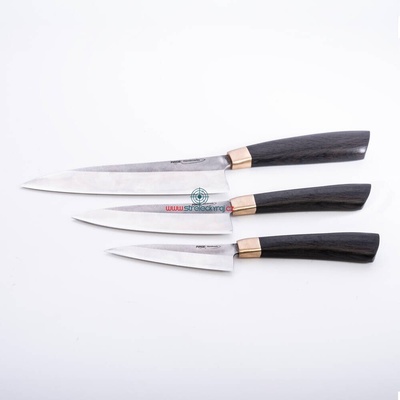 Handmade sada kuchyňských nožů Gyuto 180 mm Gyuto 140 mm Paring 110 mm Pirge Handmade KROP