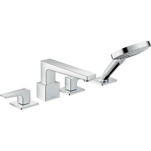 Hansgrohe Metropol - Смесител на ръба на ваната, монтаж на 4 дупки, хром 32552000 (32552000)