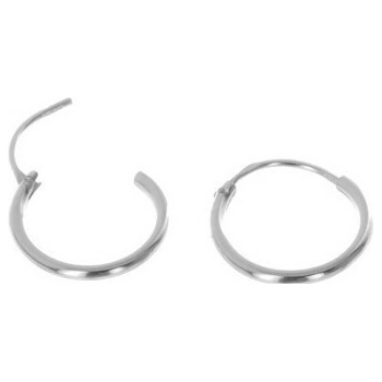 Argento Strieborné náušnice krúžky - 12 mm priemer 66557