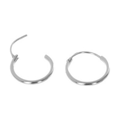 Argento Strieborné náušnice krúžky - 12 mm priemer 66557