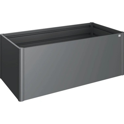 Biohort Vyvýšený záhon 2x1 plechový 201 x 102 x 77 cm tmavě šedý metalický