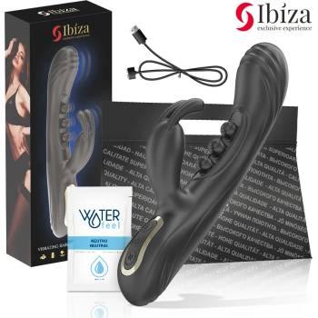 Image 1 of Вибратор с пулсиращ ефект и двойна стимулация, 22, 5см. - Ibiza Rabbit (D-244424)