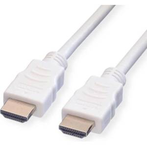 Roline Кабел Roline 11.99. 5706, от HDMI(м) към HDMI(м), 7.5m, бял (11.99.5706)