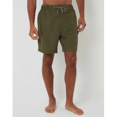 Threadbare Бански гащета Threadbare Men's Saxn Swim Shorts - Khaki