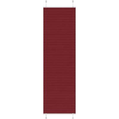 VidaXL Roleta plisé Bordová 55 x 200 cm Červená
