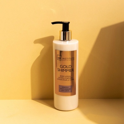 IDC Institute Gold Shimmer hydratačné telové mlieko 400 ml