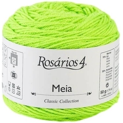 Rosários 4 Meia 35 Neon Green Плетива прежда (7081603501)
