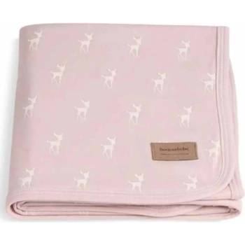 Bonjourbebe Бебешко одеяло Bonjourbebe - 65 x 80 cm, Deer Pink (06RN36037)