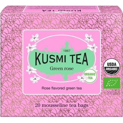 Kusmi Tea Зелен чай Rose в муселинови торбички 20 бр (21646A1120)