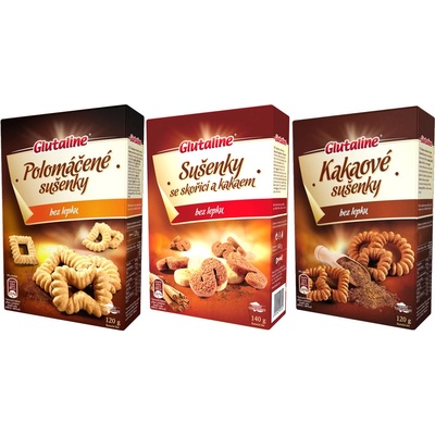 Druid Sušienky Glutaline polomáčané bez lepku 80g