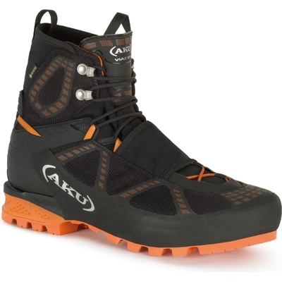 AKU Мъжки алпийски обувки AKU Viaz Dfs GTX Mountaineering boots - Black / Orange - размер 46, 5 (EU) (020-0278-0122)