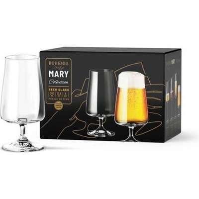Bohemia Prestige Sklenice na pivo Mary 6 x 380 ml