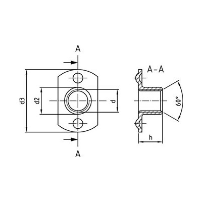 Art. 9060 A2 M 8 d 22 / h 8,5 - 2 svárové body