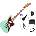 PSD Guitars JM-100 Premium SET SeaFoam Green Електрическа китара