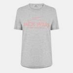 Jack Wills Дамска тениска Jack Wills Forstal Boyfriend T-Shirt Ladies - Grey Marl