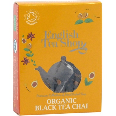 English Tea Shop Bio Fairtrade Malé krabičky černý čaj Chai 1 ks