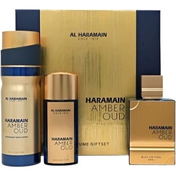 Image 1 of Al Haramain Комплект унисекс Al Haramain Amber Oud Bleu Edition - Eau de Parfum 100 мл + 30 мл + Дезодорант 200 мл