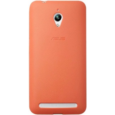 ASUS Калъф за Asus ZenFone Go, страничен протектор с гръб, поликарбонатов, Asus Bumper ZC500TG, оранжев