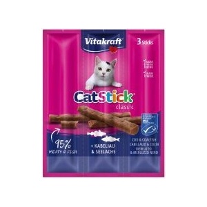 Vitakraft Cat Stick с треска за котки 18 г