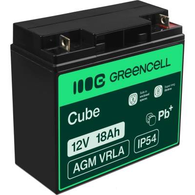 Green Cell AGM Battery 12V 18Ah - Battery - 18, 000 mAh (AGM09)