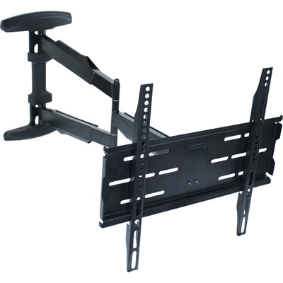 Стойка за телевизор No brand, За стена, С подвижно рамо, До 65", Черен - 17931 (17931)