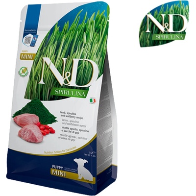 N&D Spirulina Puppy Mini Lamb & Wolfberry 2 kg