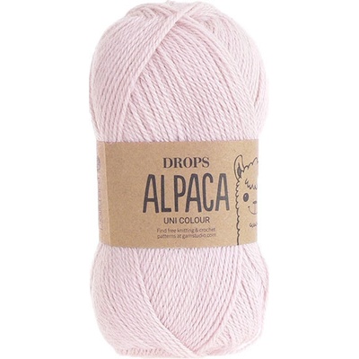 Příze DROPS Alpaca uni colour 3112 - pudrová růžová