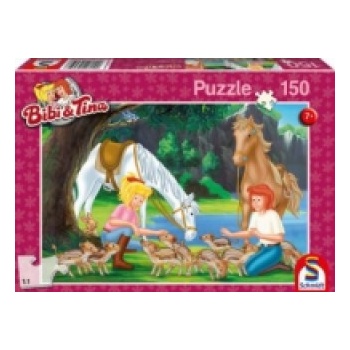 Schmidt Spiele Bibi und Tina, Am Steinbruch (Kinderpuzzle)
