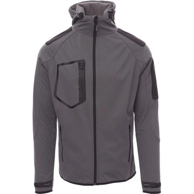 Payper EXTREME softshellová bunda pánska Steel grey Black
