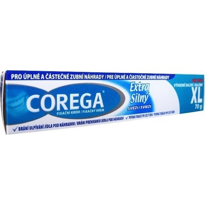 Corega fixačný krém extra silný na zubnú náhradu 70 g