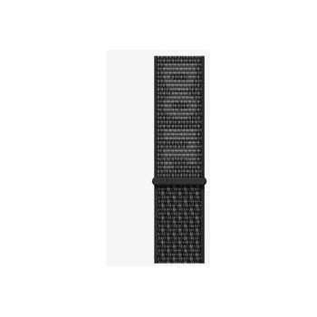 Apple Watch 45mm Nike Band Black/Summit White Nike Sport Loop (mpj13zm/a)