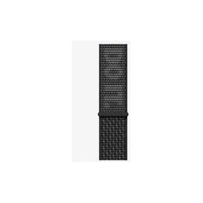 Apple Watch 45mm Nike Band Black/Summit White Nike Sport Loop (mpj13zm/a)