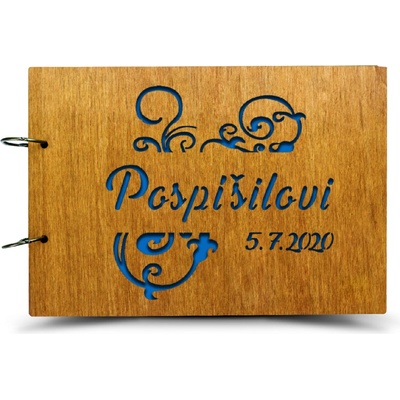 Ahome CZ Album na míru Ornament Barva podkladu: modrá