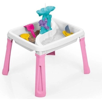 Dolu Игрална маса 3в1, бяло-розова