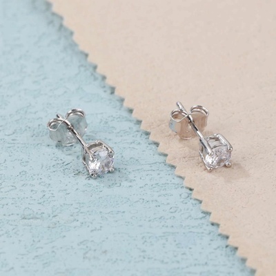 Jan Kos jewellery stříbrné náušnice MHT-2349/SW00