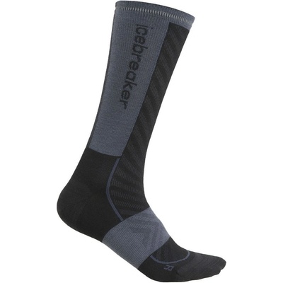 Icebreaker W Mer Run+ Ultralight Crew BLACK/GRAPHITE