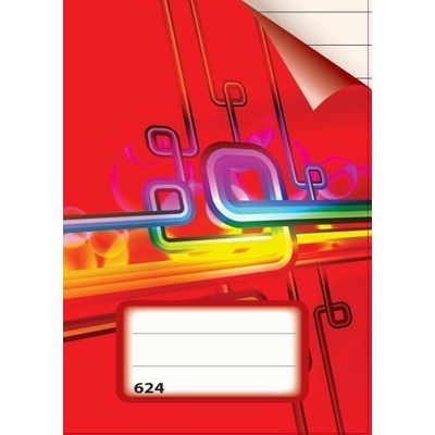 Reas Pack Školní sešit 624 A6 linkovaný červený