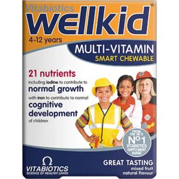 Image 1 of Vitabiotics Wellkid Chewable Tablets [30 Дъвчащи таблетки]