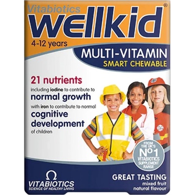 Vitabiotics Wellkid Chewable Tablets [30 Дъвчащи таблетки]