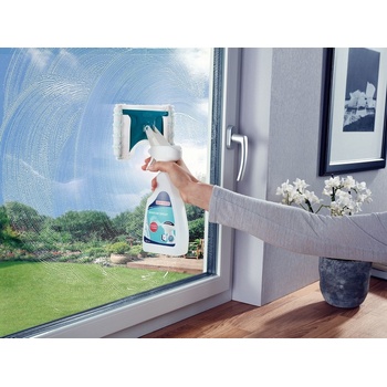 Leifheit 51165 Micro Duo mop na okna s čističem na sklo 500 ml